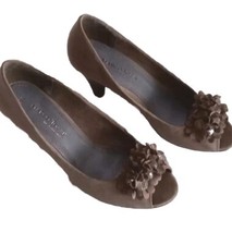 MARCO TOZZI Taupe Suede Peep