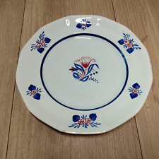 Adams England Calyx Ware Vintage 10" Plate  Hand Painted Red Tulip