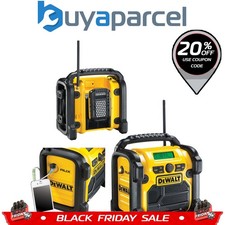 Dewalt DCR020 240v XR Compact DAB Digital Jobsite Radio -10.8v 14.4v 18v Battery