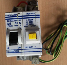 DORMAN SMITH MCB/RCD M6 TYPE 3 / C 32A LLR32T3R30 COMBI  32 Amp LOADLIMITER RCBO