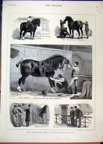 Original old antique print - original,