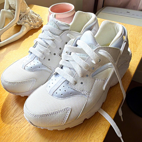 Nike white huaraches kids - white,