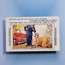 Comic Postcard 1920 Red Motor