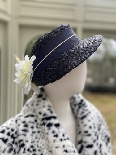 Vintage 1950s navy blue - vintage,