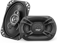 3-Way Universal Car Stereo Speakers - 300W 10.16 cm x 15.24 cm. Triaxial Loud P
