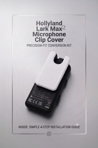 White clip cover for hollyland - white,