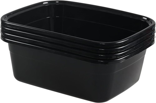 Black quart plastic - quart, wash