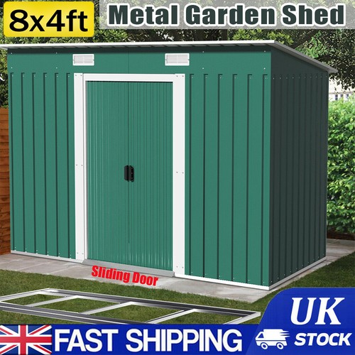 Metal garden shed - garden, 8x4