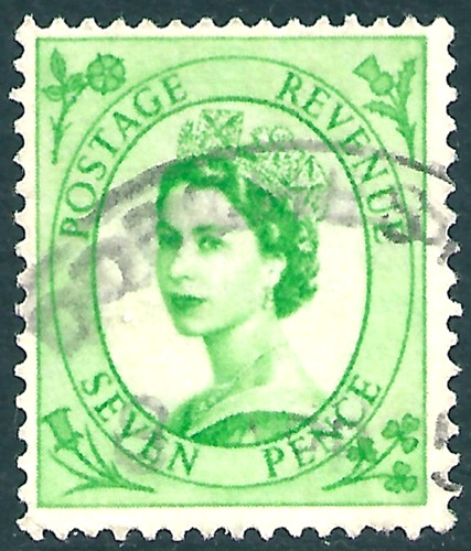 Qe2 1956 bright green - 1956,