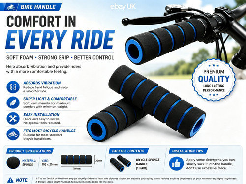 Soft foam bike handlebar - soft,