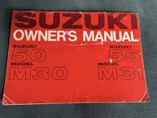 Suzuki m30 owners manual - 50,