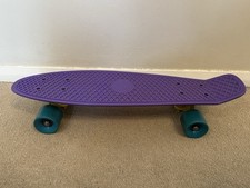 Penny Board Australia Skateboard Purple 22" Deck Blue Wheels Genuine Penny Board