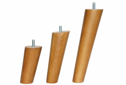Wooden angled round cone - round,
