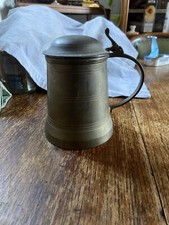Vintage  pewter tankard with  Lid
