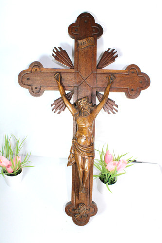 Antique large french wood