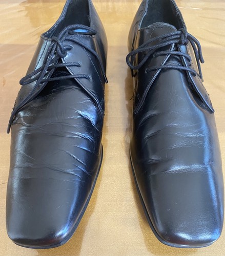 Next mens black leather - mens,