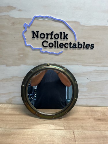 Vintage brass porthole wall - vintage,