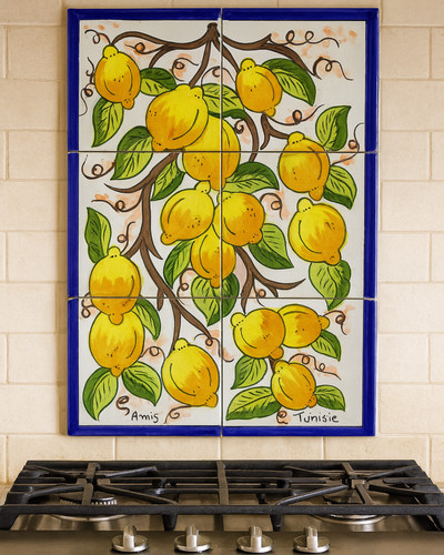 Ceramic tile mural - 18",