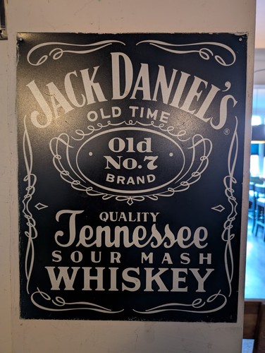 Jack daniels metal bar - metal,