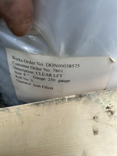 Medium duty layflat - medium, polythene