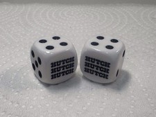 Extremely Rare Genuine Printed Hutch Dice Dust Caps Old School BMX