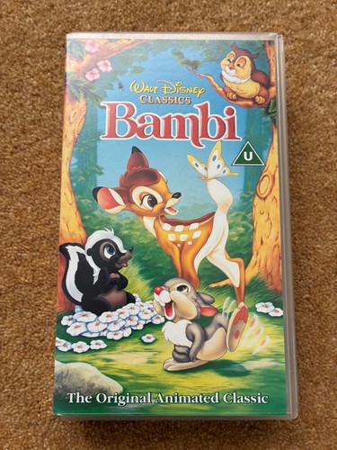 Walt disney bambi vhs - vhs, u