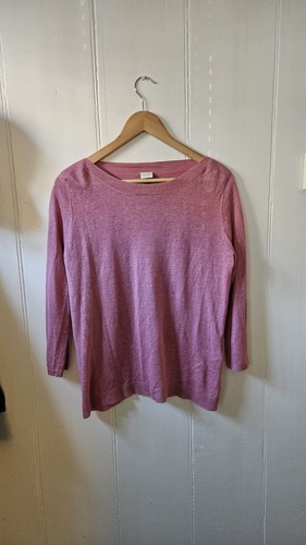Poetry 100 linen knit jumper - linen,