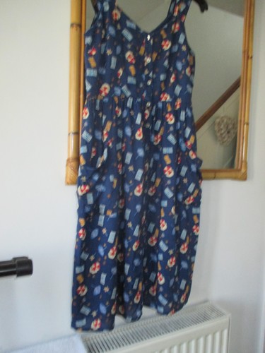 Navy sun dress size - navy,