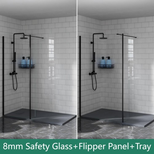 Walk shower enclosure wet - walk,