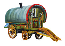 Romany Gypsy Caravan Key Rack