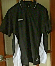 Prostar Kinetic Polo Black/ White Size 38/40 Medium 