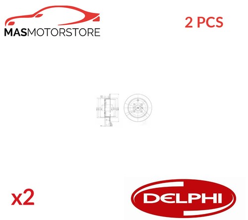 Rear brake discs set - set, pair