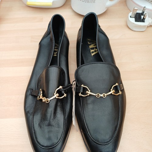 New zara black - black, flats