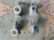 shower enclosure wheels grey