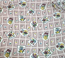Vintage Original  1950s Floral