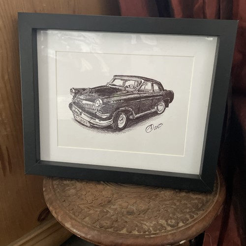 Pen drawing gaz - a, gaz-21