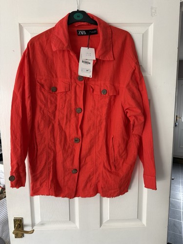 Zara women red - women's, linen