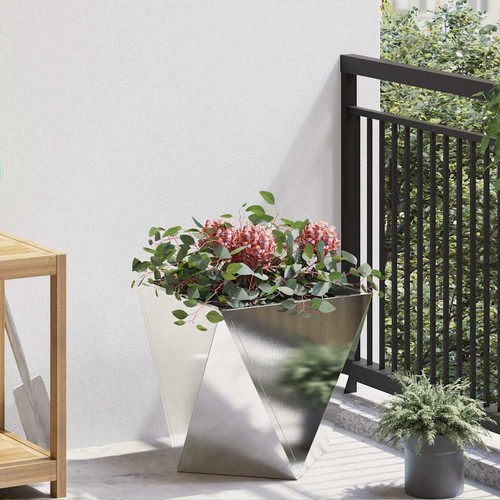 Vidaxl planter silver 40 - silver,