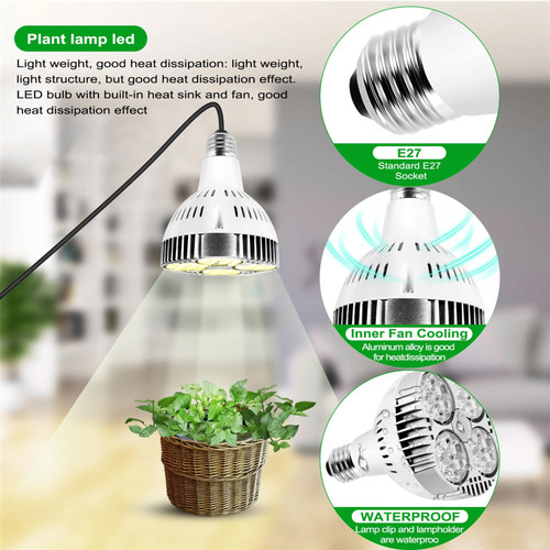E27 plant lamp light bulb - e27,