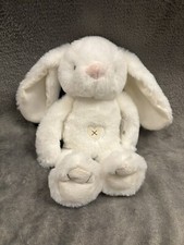 Chad Valley Snuggle Bunny Baby Soft Plush Cuddly Toy White Rabbit Super Soft 11"