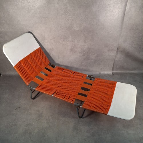 Vintage 1970s sun lounger - 1970s,