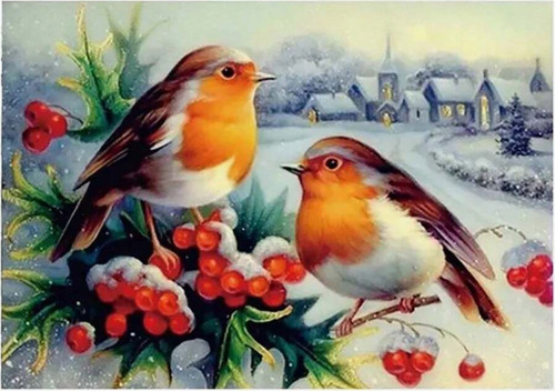 Printed cross stitch - cross,