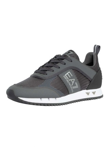 Ea7 mesh logo trainers - logo,