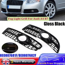 For Audi A4B7 S-Line S4 Bumper Fog Light Honeycomb Lower Grille Grill GZ.D114KL-