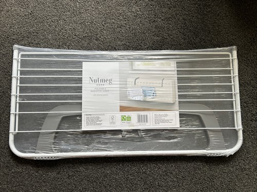 Nutmeg foldable radiator airer - nutmeg,