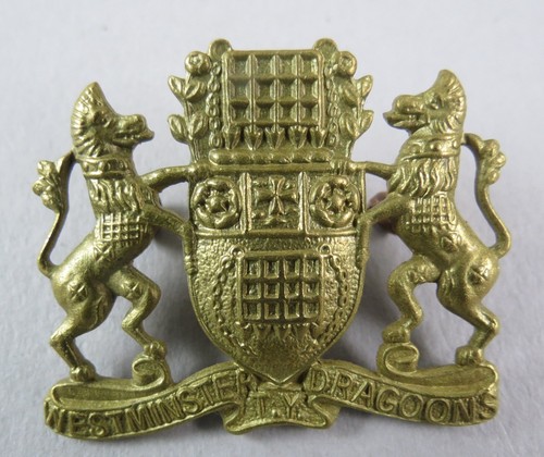 Military brass badge - brass, 2nd