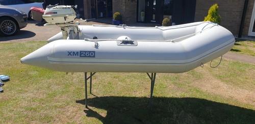 Inflatable boat outboard - boat,