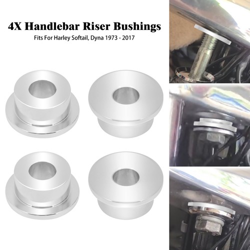 Chrome handlebar riser bushing - handlebar,