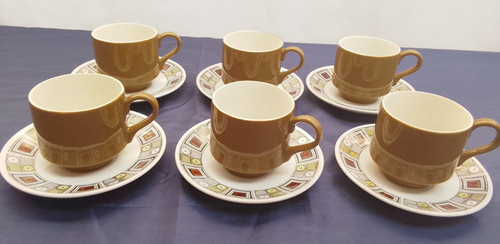 Set vintage rushstone - of,