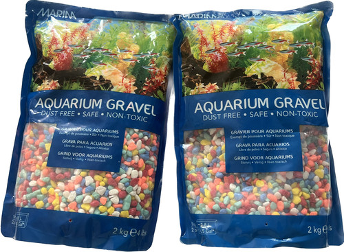 Marina gravel rainbow 4kg - rainbow,
